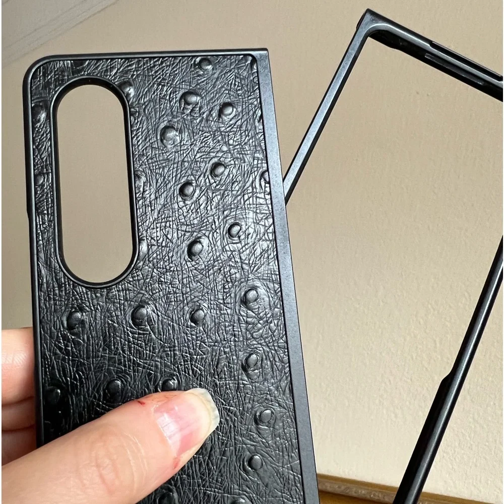 For Samsung Galaxy z fold 4 5G/z fold4 5G genuine leather phone case